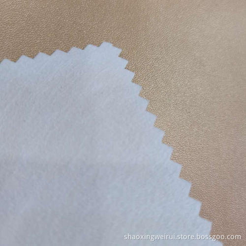 Highly Textured Lambwoven PU Leather
